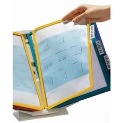 Durable Vario Pro Desk Or Wall Unit - 10 Assorted A4 Pockets -Storage Equipment Store AIG3029849