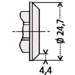 Cam Lock - 20 Mm Body Length - Round Head -Storage Equipment Store AIG307002
