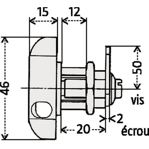 Hasp Lock For Padlocks - 20mm Long - Recycled - Manutan UK 3 Hasp Lock For Padlocks - 20mm Long - Recycled - Manutan UK