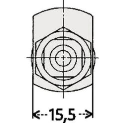 Cam Lock - 13 Mm Body Length -Storage Equipment Store AIG307015