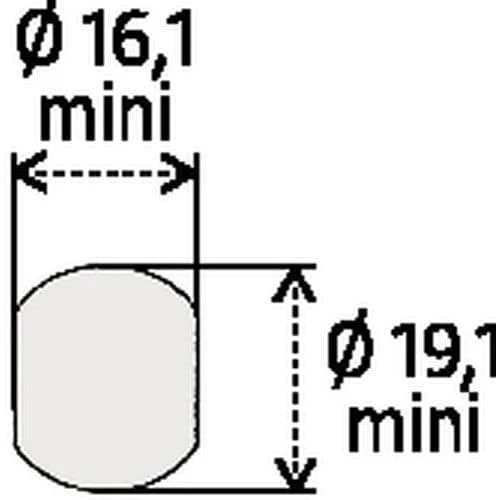 Hasp Lock For Padlocks - 20mm Long - Recycled - Manutan UK 5 Hasp Lock For Padlocks - 20mm Long - Recycled - Manutan UK - Image 3