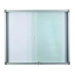 Internal Leaf-design Bulletin Board - Aluminium Back - Safety Glass Door -Storage Equipment Store AIG3080135