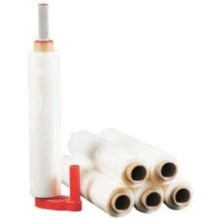 Stretch Film Wrap Starter Pack - 6 Rolls With Dispenser - Manutan UK