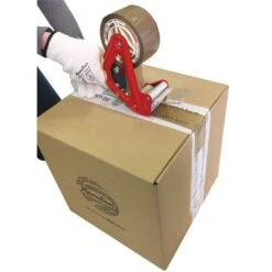 Hand Tape Dispenser - Medium Duty - For 50mm Wide Rolls - Manutan UK -Storage Equipment Store AIG3431415