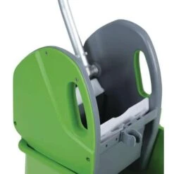 Mobile Mop Bucket With Wringer & Spout - 25 Litre Capacity - Manutan -Storage Equipment Store AIG34590509