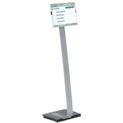 Durable Info Sign Stand® Information Stand With Base -Storage Equipment Store AIG3472909