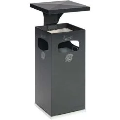 Standing Cigarette/Litter Bins - Outdoor - 38l Capacity - Manutan UK -Storage Equipment Store AIG3511686