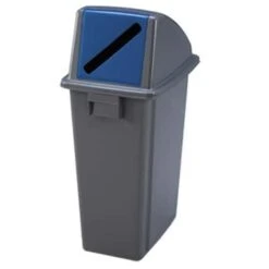 Waste Sorting Bins - Different Coloured Lids - 60-80 Litre - Manutan -Storage Equipment Store AIG3604567