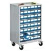 High Density Mobile Storage Cabinets With 48 Shelf Bins