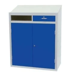 Metal Anti-Bacterial Workstation Cabinet - Single Drawer 1200x915x457mm
