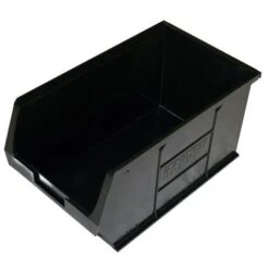 Black Recycled Semi-Open Fronted Containers - Topstore -Storage Equipment Store AIG3611011