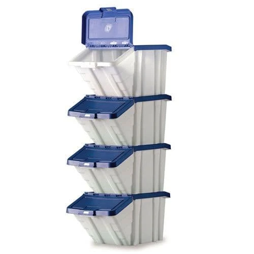 Containers With Coloured Lids - 50L 3 Containers With Coloured Lids - 50L - Image 2