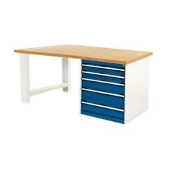 Bott Cubio Workbench With 5 Drawers & MPX Worktop -Storage Equipment Store AIG3611300