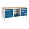 Bott Cubio Workbench With 4 Drawers 1 Cupboard & 1 Shelf -Storage Equipment Store AIG3611309