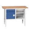 Bott Verso Adjustable Workbench With Shelf & Drawer 830-930x1250x600mm -Storage Equipment Store AIG3611443