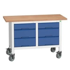 Bott Verso Mobile Workbench With Storage HxWxD 830x1250x600mm -Storage Equipment Store AIG3611454