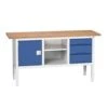Bott Verso Adjustable Workbench With Storage HxWxD 830-930x1750x600mm -Storage Equipment Store AIG3611459