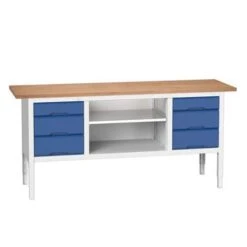 Bott Verso Adjustable Workbench Drawers & Shelves 830-930x2000x600mm