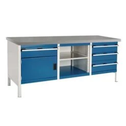 Bott Combi Workbench & Storage Units - Heavy Duty Lino Worktop - Cubio -Storage Equipment Store AIG3611594