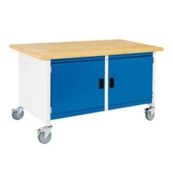 Bott Cubio Mobile Workbench With MPX Worktop HxWxD 840x1500x750mm -Storage Equipment Store AIG3611609