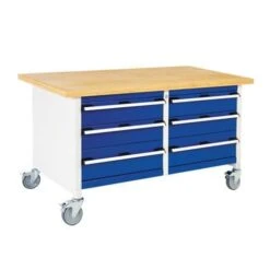 Bott Cubio Mobile Workbench With MPX Worktop HxWxD 840x1500x750mm -Storage Equipment Store AIG3611615