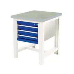 Bott Cubio Heavy Duty Industrial Workstand With Lino Worktop HxWxD 840x750x750mm