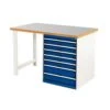 Bott Cubio Heavy Duty Workbench With Lino Worktop HxWxD 940x1500x750mm -Storage Equipment Store AIG3611709