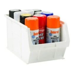 12.8L Storage Bins TC5 H182xW205xD350mm - Packs Of 10 -Storage Equipment Store AIG3611849