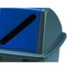 Waste Sorting Bins - Different Coloured Lids - 60-80 Litre - Manutan -Storage Equipment Store AIG3612594