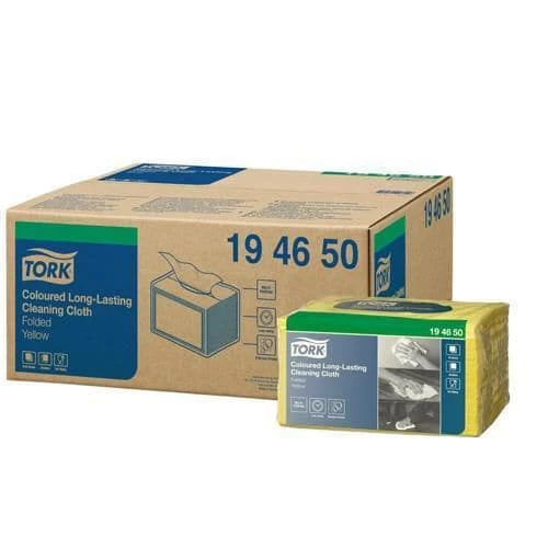 Tork Coloured Cleaning Cloth - Pack Of 40 4 Tork Coloured Cleaning Cloth - Pack Of 40 - Image 2