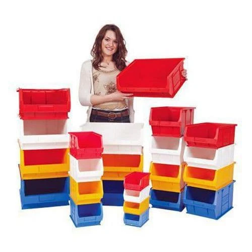 TC6 Storage Stacking Bins - Pack Of 5 28.3L Bins - H182xW420xD375mm 4 TC6 Storage Stacking Bins - Pack Of 5 28.3L Bins - H182xW420xD375mm - Image 2