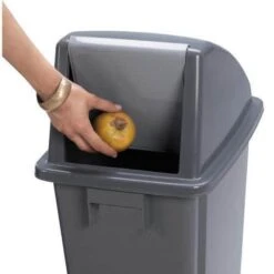 Waste Sorting Bins - Different Coloured Lids - 60-80 Litre - Manutan -Storage Equipment Store AIG3618463