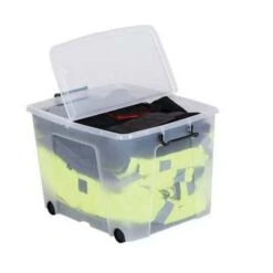 Storemaster Box With Wheels - 75L - Strata -Storage Equipment Store AIG3618570