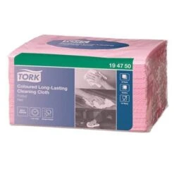 Tork Coloured Cleaning Cloth - Pack Of 40 9 Tork Coloured Cleaning Cloth - Pack Of 40 -Storage Equipment Store AIG3620794