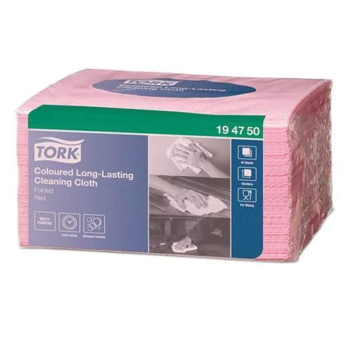 Tork Coloured Cleaning Cloth - Pack Of 40 5 Tork Coloured Cleaning Cloth - Pack Of 40 - Image 3