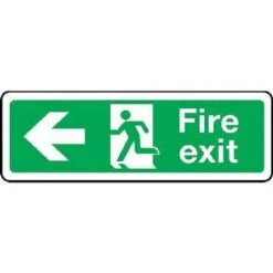 Fire Exit Sign - Arrow Left