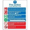 Fire Action Safety Sign - If You Discover Fire 1 Fire Action Safety Sign - If You Discover Fire -Storage Equipment Store AIG3621214
