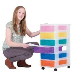 6 Drawer Mobile Storage Units - Really Useful -Storage Equipment Store AIG3622130