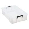 37 Litre Clear Plastic Storage Boxes - Clip Lock Lids - Manutan UK -Storage Equipment Store AIG3881477