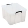 48 Litre Clear Plastic Storage Boxes - Clip Lock Lids - Manutan UK 2 48 Litre Clear Plastic Storage Boxes - Clip Lock Lids - Manutan UK -Storage Equipment Store AIG3881478