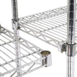 Chrome Wire Shelving Extra Square Shelf (Pack Of 2) 7 Chrome Wire Shelving Extra Square Shelf (Pack Of 2) -Storage Equipment Store AIG3881681 1