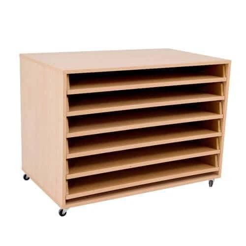 Mobile Paper Storage Unit (754h X 1020w) With 6 Pull Out Drawers 4 Mobile Paper Storage Unit (754h X 1020w) With 6 Pull Out Drawers - Image 2