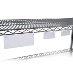 Display Labels For Chrome Wire Shelving Bays