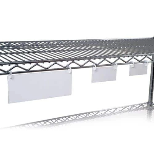 Display Labels For Chrome Wire Shelving Bays 3 Display Labels For Chrome Wire Shelving Bays