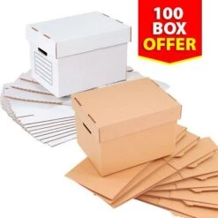 Document Storage Boxes - Pack Of 100