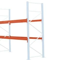 Pair Of Pallet Racking Beams - 2000kg Capacity