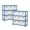 Rapid 2 2x Economy 9 Box Bays (990h X 915w) 2 Rapid 2 2x Economy 9 Box Bays (990h X 915w) -Storage Equipment Store AIG3882093