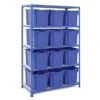 Rapid 2 (1600h X 1020w) Shelving Bay With 12 Jumbo Gratnells Trays -Storage Equipment Store AIG3882177