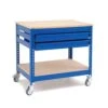 Rapid 1 Mobile Tool Station With Double Drawers- Blue -Storage Equipment Store AIG3882451