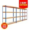 3 Bay Rapid 1 Heavy Duty Shelving With 4 Chipboard Shelves - 1830h 1830w - Offer -Storage Equipment Store AIG3882459